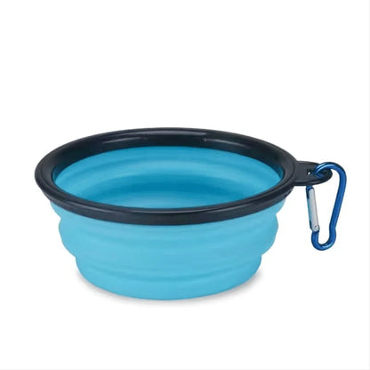 Collapsible Silicone Pet Bowl – Portable, Durable Travel Feeder for Dogs & Cats