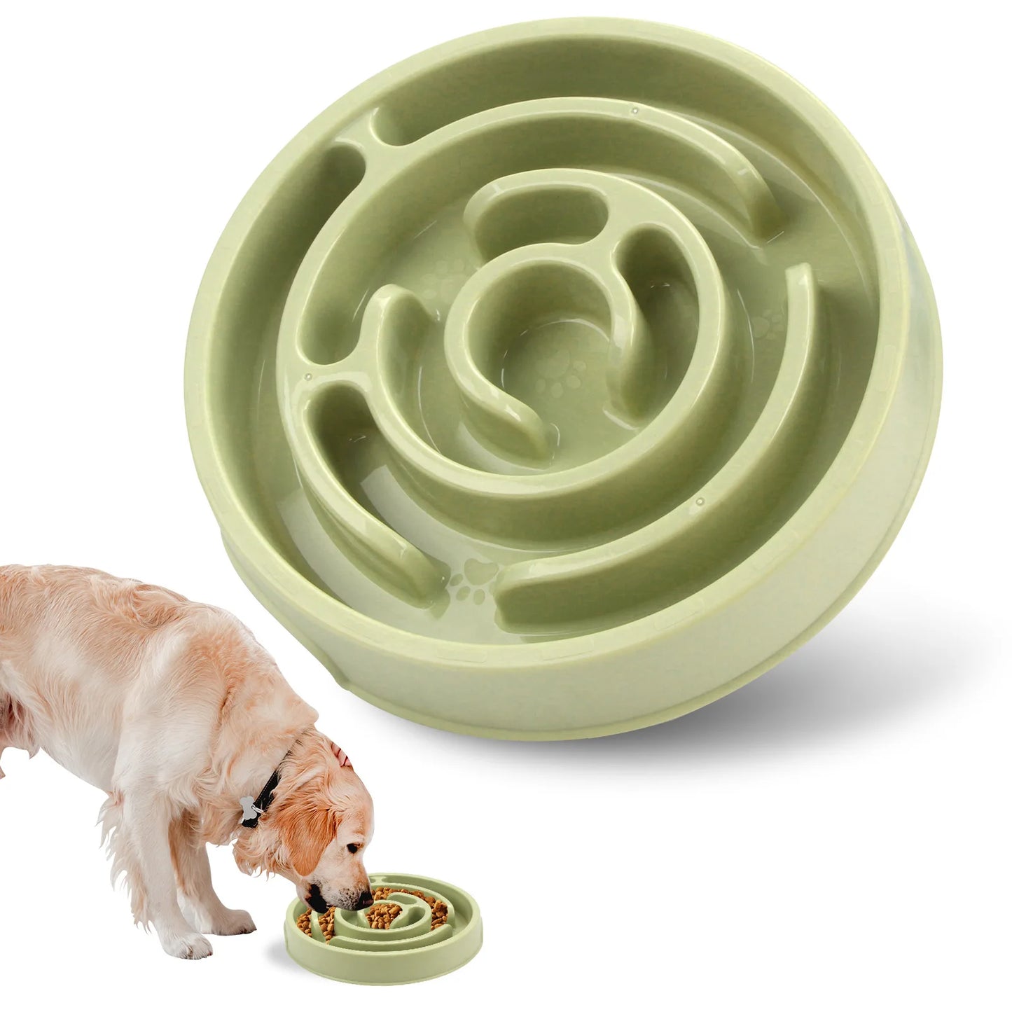 Non-Slip Slow Feeder Pet Bowl – Durable & Suited for All Pet Sizes