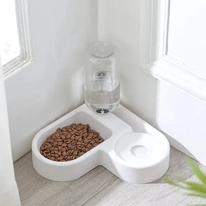 Automatic Pet Water & Food Bowl – Dual-Use, Moisture-Proof Feeder for Cats & Dogs