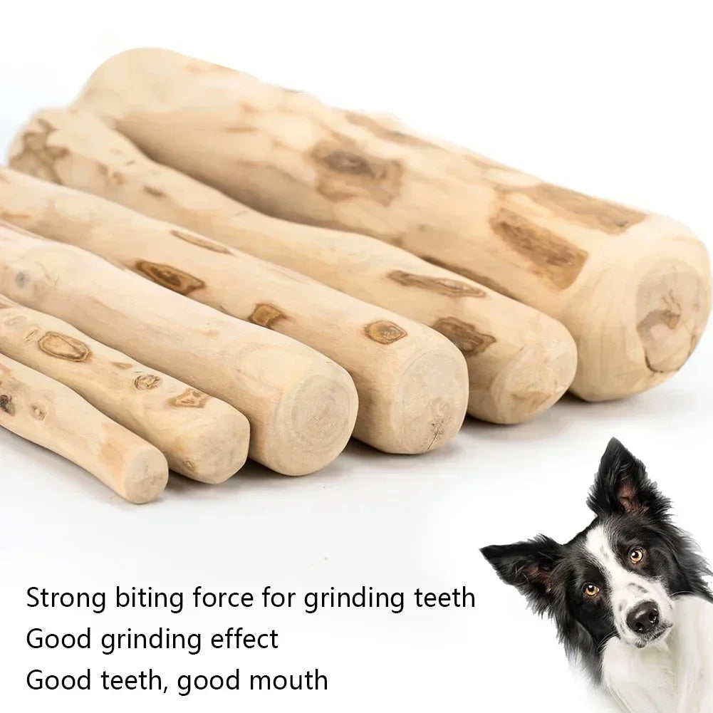 Coffee Wood Dog Chew Stick – Natural Teeth Cleaner & Anxiety Relief Toy