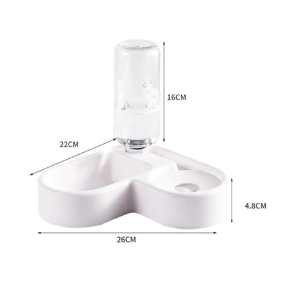 Automatic Pet Water & Food Bowl – Dual-Use, Moisture-Proof Feeder for Cats & Dogs